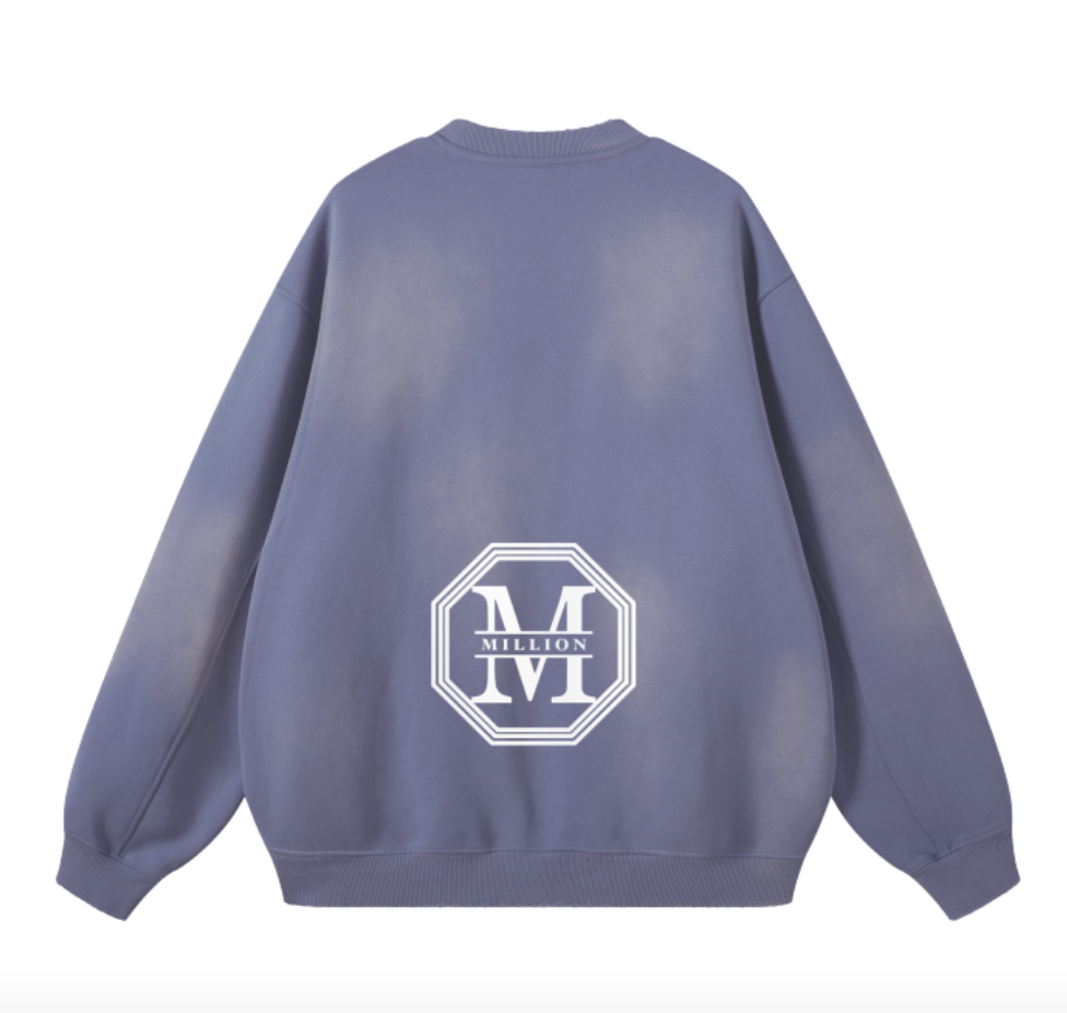 MILLION WASHED CREW PULLY
